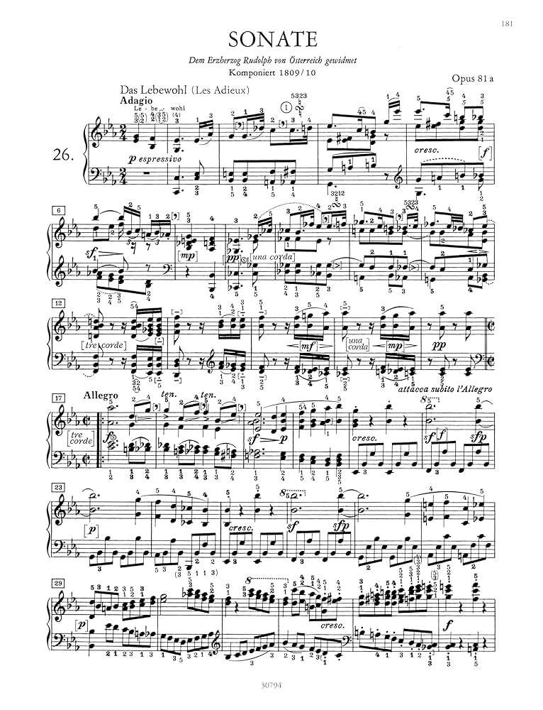 Beethoven: Piano Sonatas - Volume 2 (Edition Peters, 2